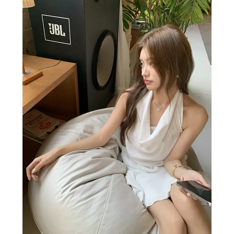 RTNH Slip Dresses Women's White-3