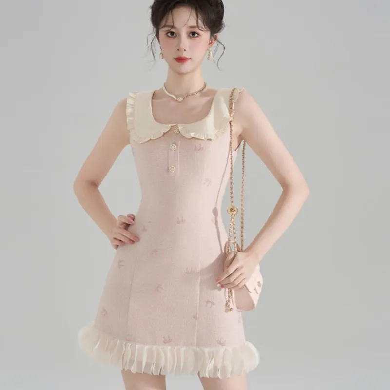 RTNH Sleeveless Dresses Women's Light Pink-4
