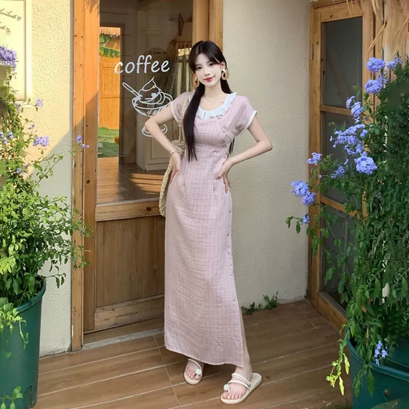 RTNH Summer Short Sleeved Dress Women's-2