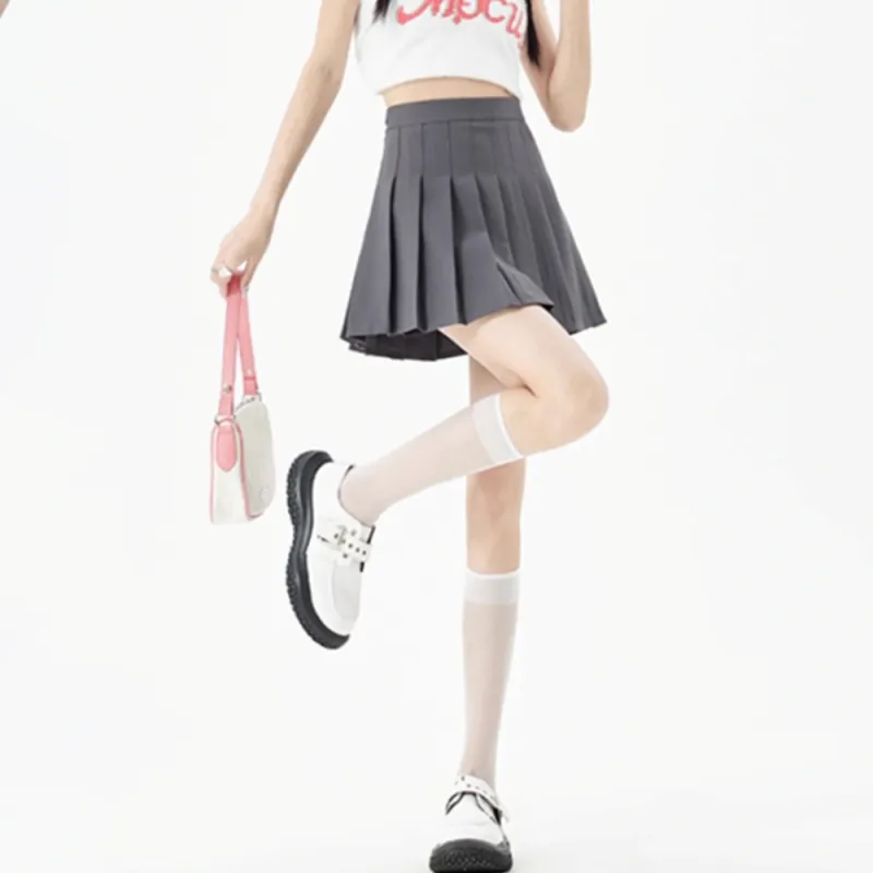 Vine Color Casual Short Skirts Women's-53