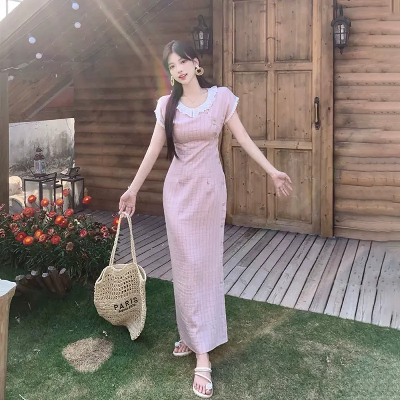RTNH Summer Short Sleeved Dress Women's-3