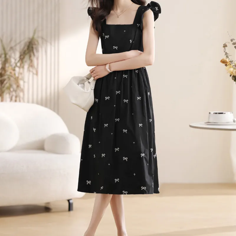 RTNH Sleeveless Dress Women's Black-7
