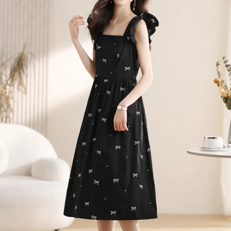RTNH Sleeveless Dress Women's Black-4