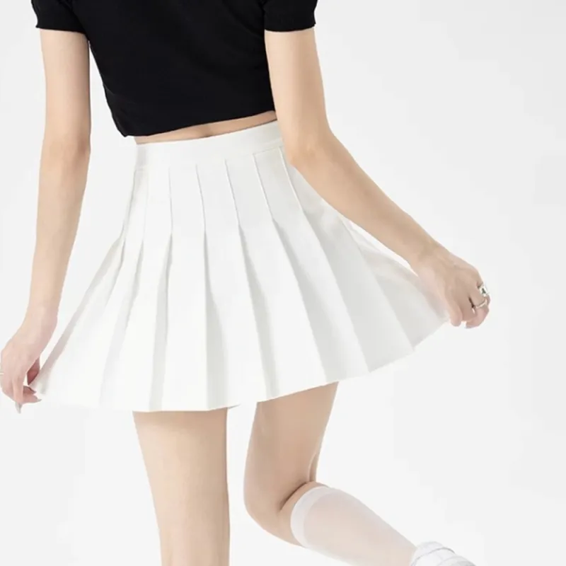 Vine Color Casual Short Skirts Women's-32