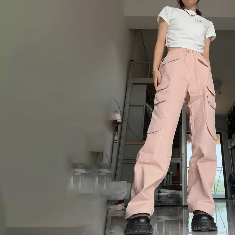 RTNH Cargo Pants Women's Pink-5