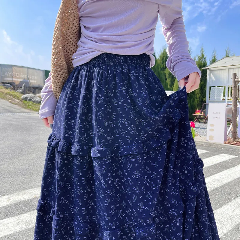 RTNH Casual Long Skirts Women's-11