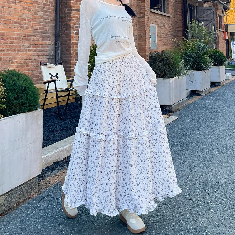RTNH Casual Long Skirts Women's-3