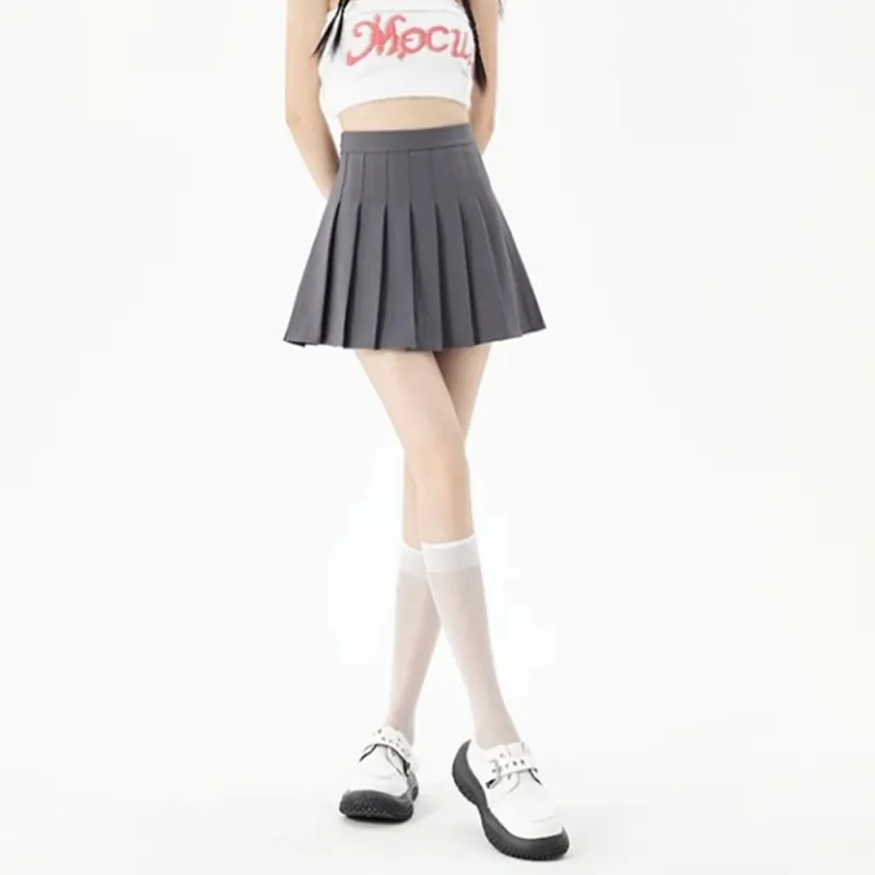 Vine Color Casual Short Skirts Women's-55