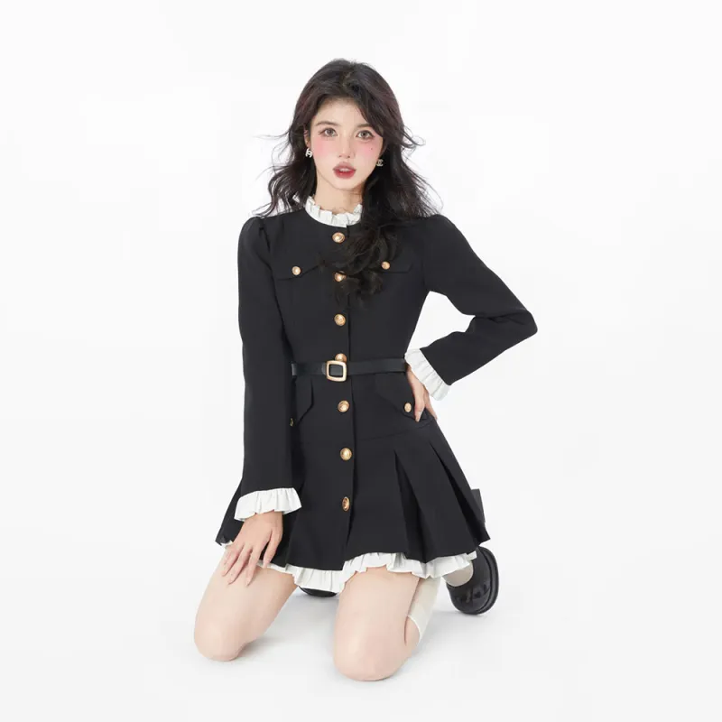 FLIM Long Sleeved Dresses Women's-10