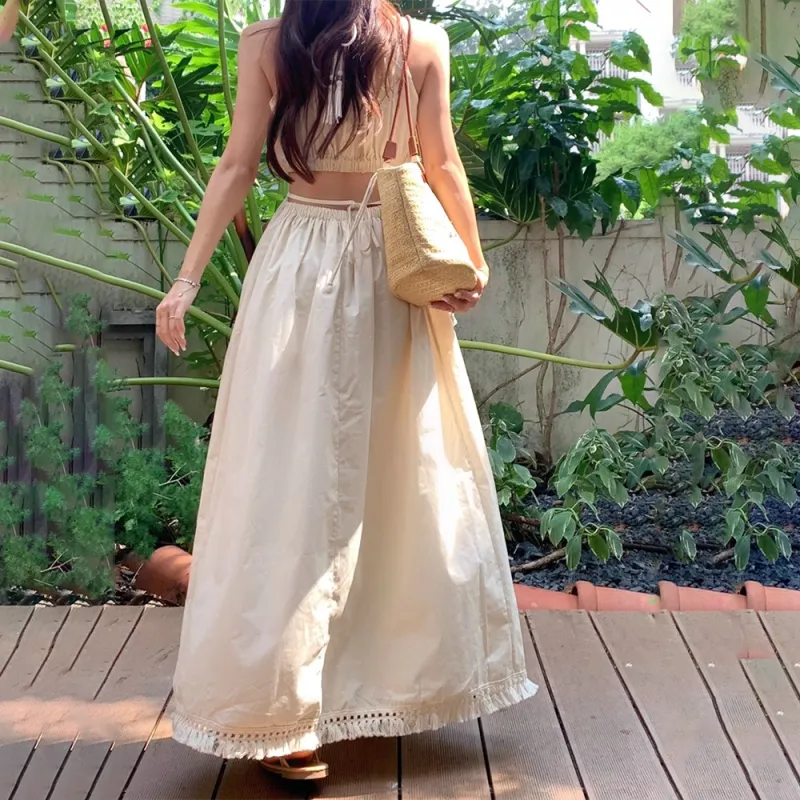 RTNH Sleeveless Dress Women's Apricot-5