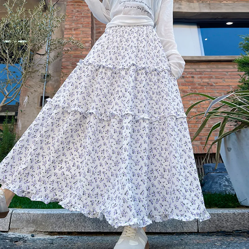 RTNH Casual Long Skirts Women's-5
