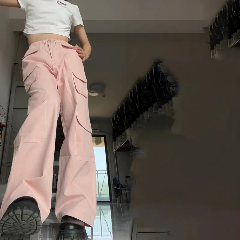 RTNH Cargo Pants Women's Pink-7