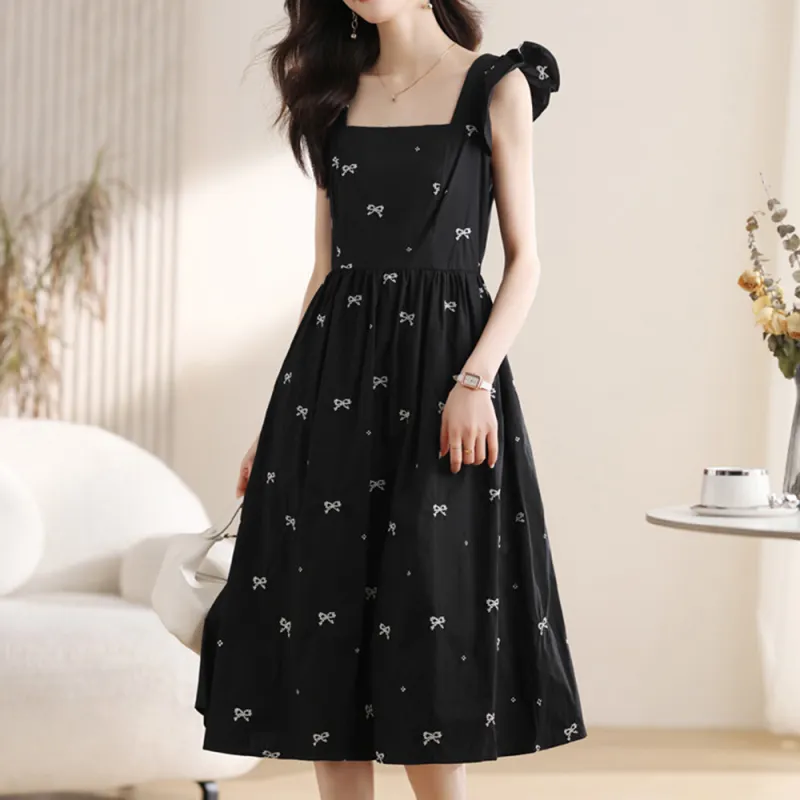 RTNH Sleeveless Dress Women's Black-3