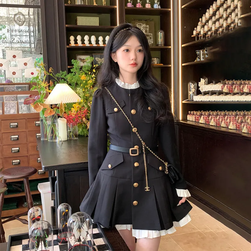 FLIM Long Sleeved Dresses Women's-6
