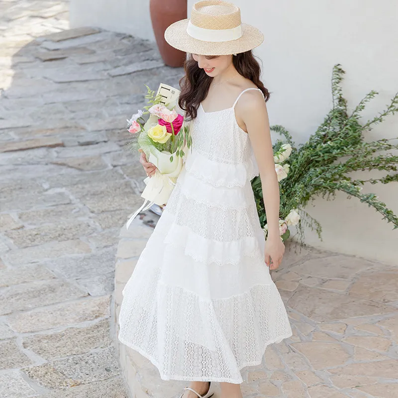 RTNH Slip Dresses Women's White-3