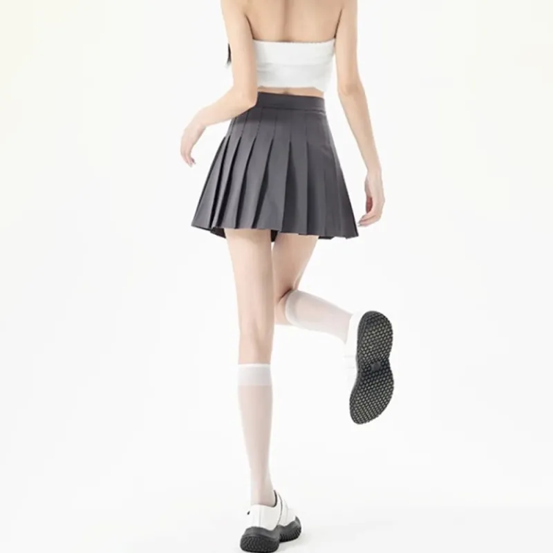 Vine Color Casual Short Skirts Women's-54