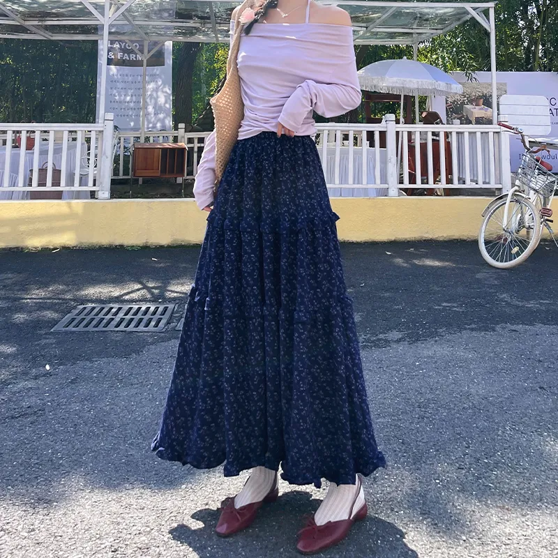 RTNH Casual Long Skirts Women's-7