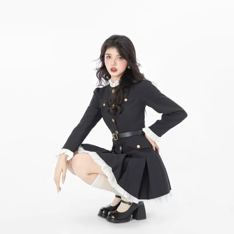 FLIM Long Sleeved Dresses Women's-5