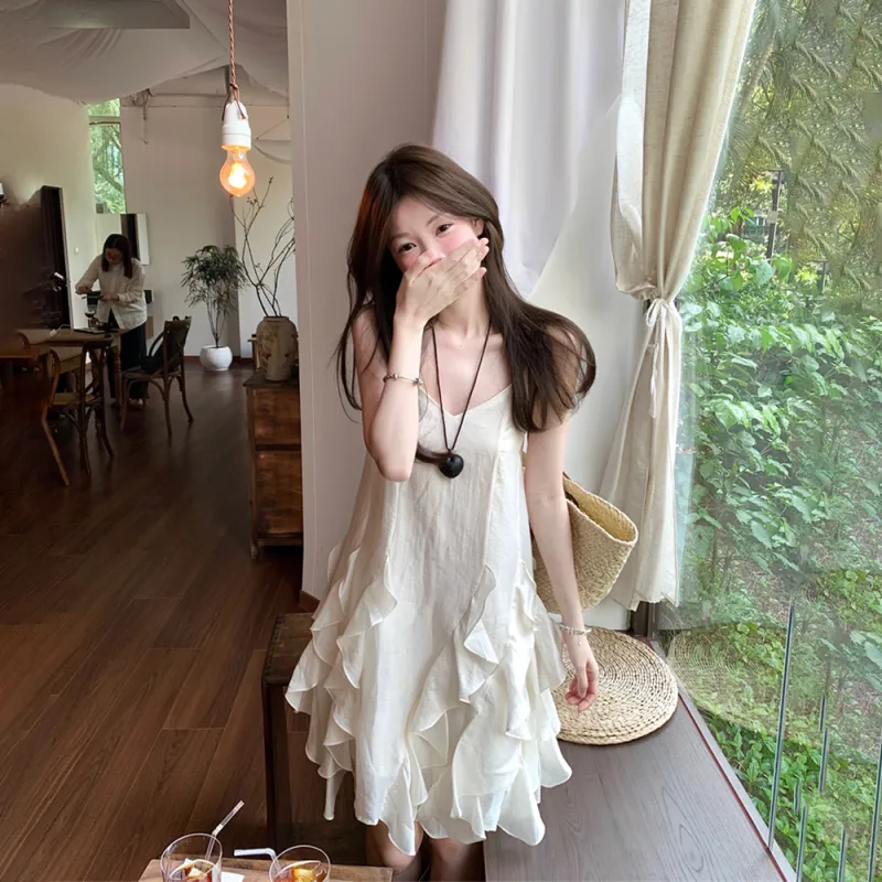 RTNH Slip Dress Women's Light Apricot-2