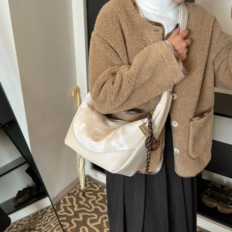 Gerlanx Pu Crossbody Bag Small Size Women's White/Black/Pink/Brown-25