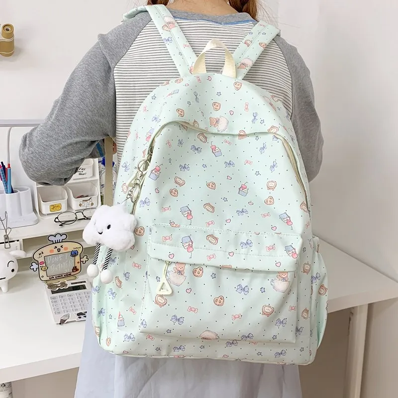 Gerlanx Composite Cloth Backpack Women's Multicolor-17
