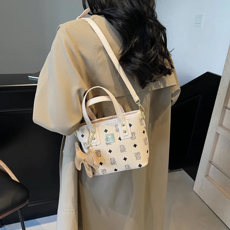 Gerlanx PU Crossbody One Shoulder Handbag Regular Women's New Brown/Girly Pink/Ecru/Black-15