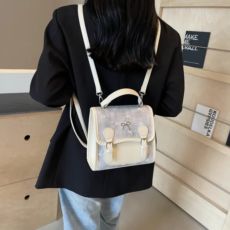 Gerlanx Fabric Portable Crossbody Backpack Regular Women's Multicolor-1