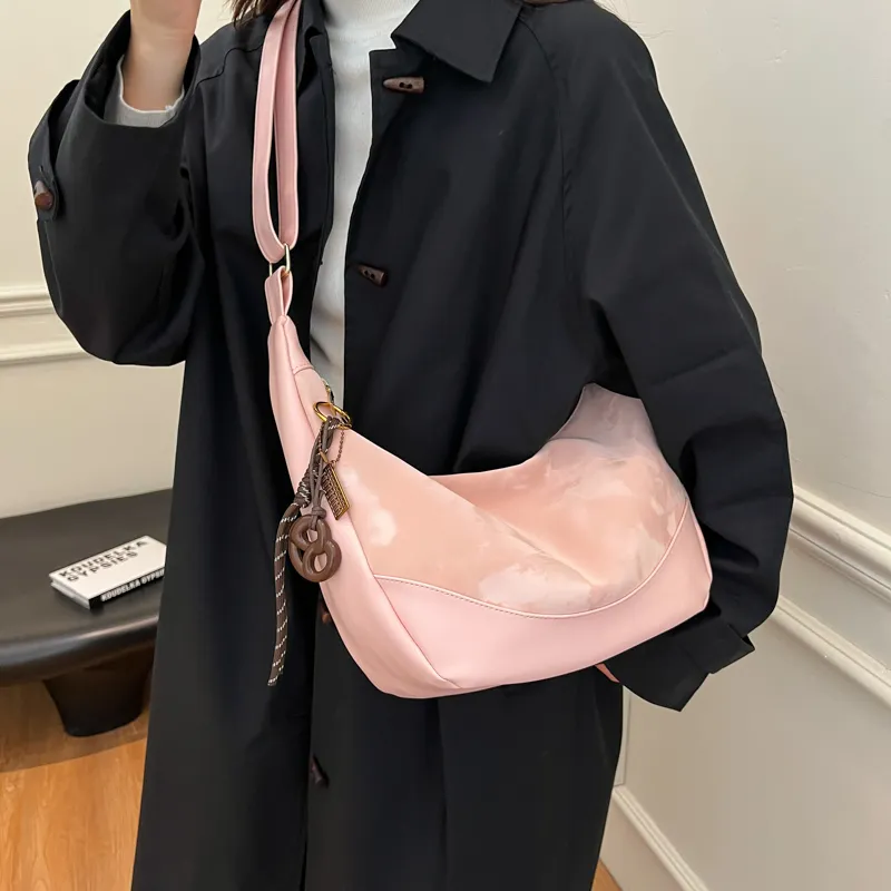 Gerlanx Pu Crossbody Bag Small Size Women's White/Black/Pink/Brown-11