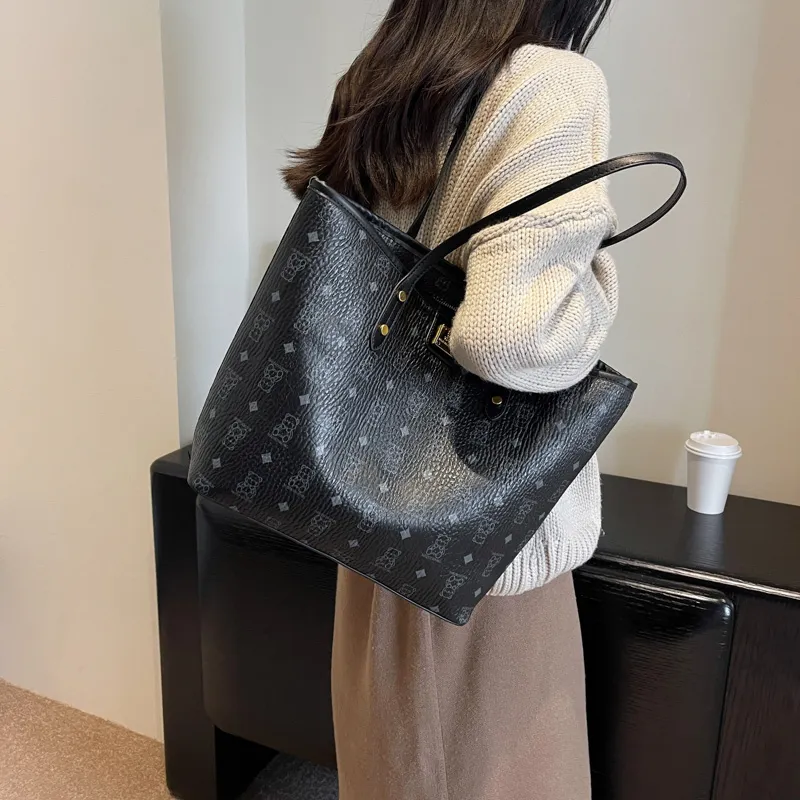 HCXK Pu Shoulder Bag Regular Large Size Women's Multicolor-23