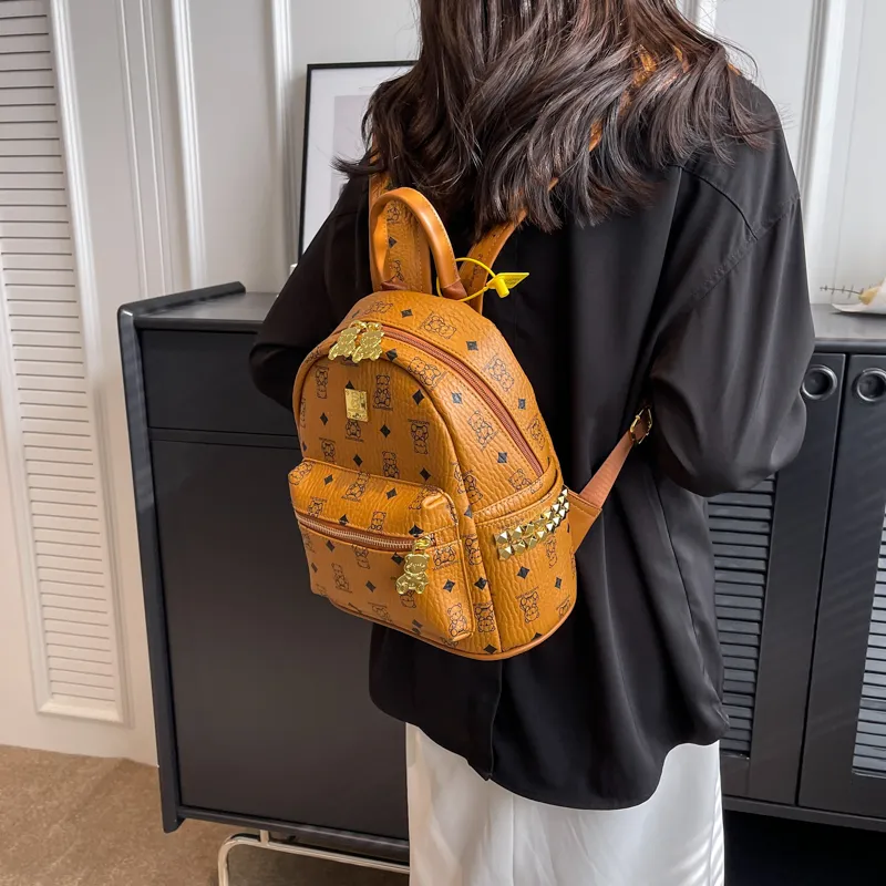Gerlanx PU Backpack Regular Women's Multicolor-3