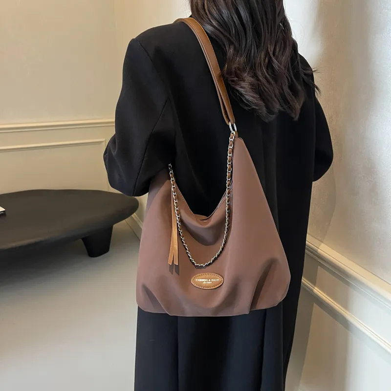 Gerlanx Pu Shoulder Bag Crossbody Bag Large Size Women's Saffron Ecru Coffee Black-27