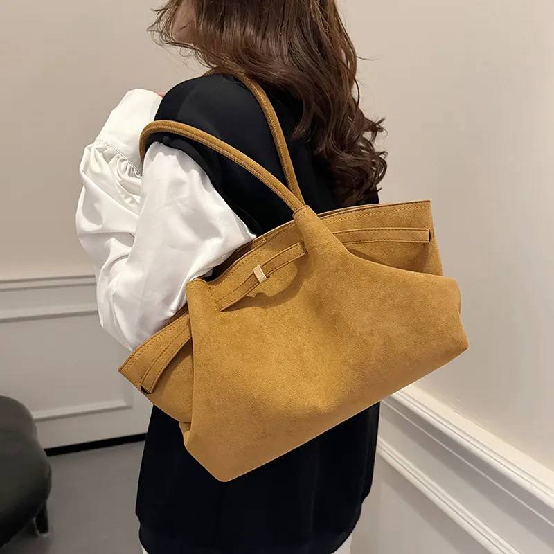Gerlanx Nubuck Shoulder Bag Regular Women's Black/White/Brown/Jasper/Burgundy/Coffee/-19