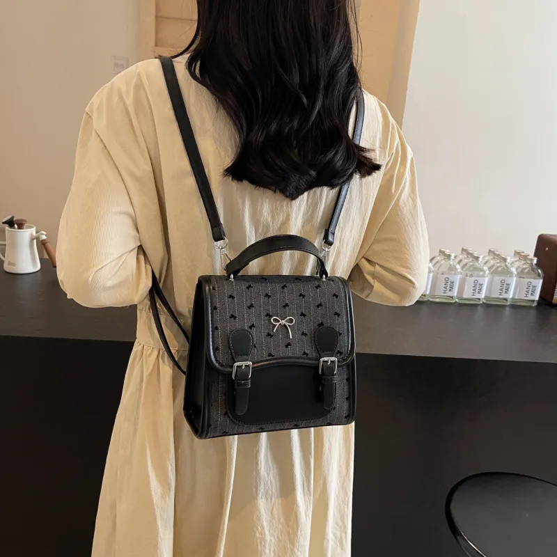 Gerlanx Fabric Portable Crossbody Backpack Regular Women's Multicolor-9