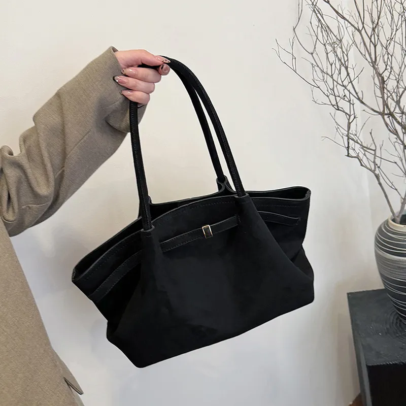 Gerlanx Nubuck Shoulder Bag Regular Women's Black/White/Brown/Jasper/Burgundy/Coffee/-11