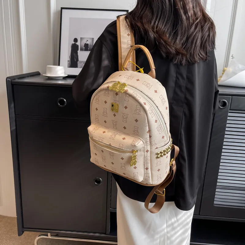 Gerlanx PU Backpack Regular Women's Multicolor-26
