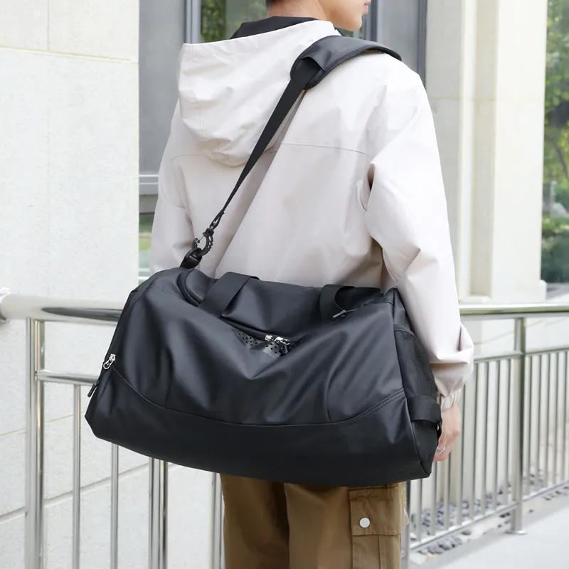 Gerlanx Oxford Gym Bag Large Size Unisex Blue Black-1