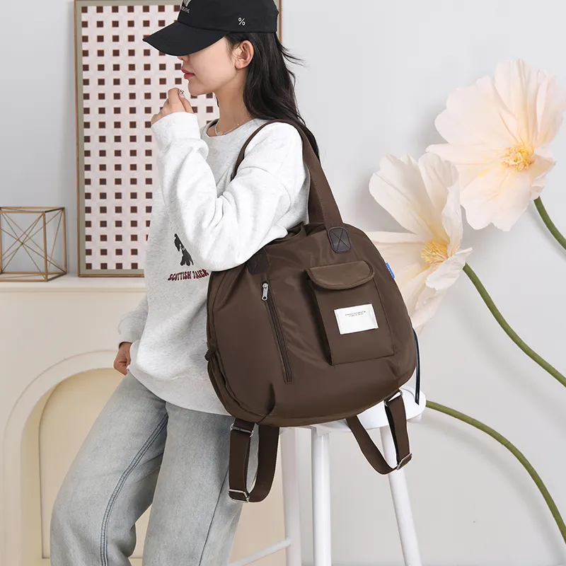 Gerlanx Nylon Fabric Backpack Unisex Multicolor-9