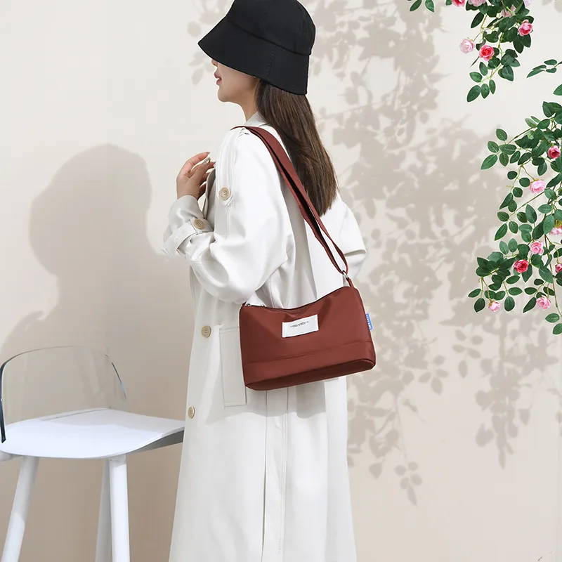 Gerlanx Nylon Fabric Crossbody Bag Women's Multicolor-12