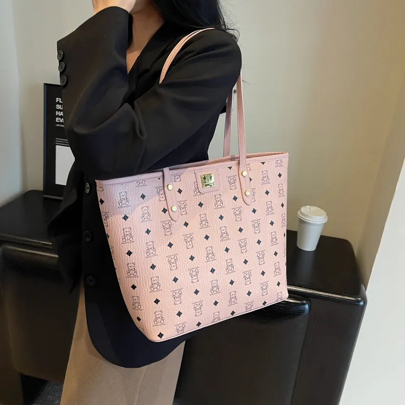 HCXK Pu Shoulder Bag Regular Large Size Women's Multicolor-11