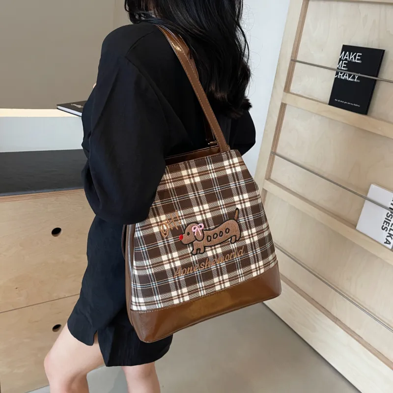 Gerlanx PU Tote Backpack Regular Women's Brown/Multicolor-15