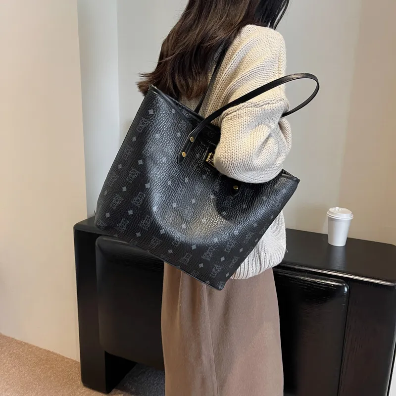 HCXK Pu Shoulder Bag Regular Large Size Women's Multicolor-22