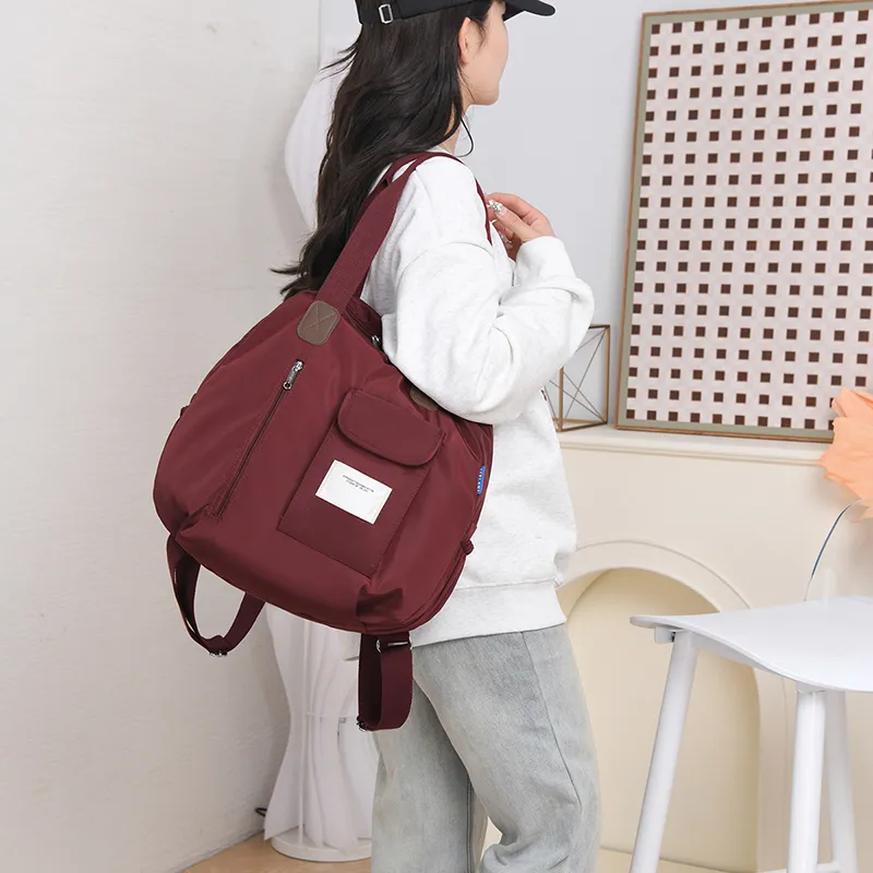 Gerlanx Nylon Fabric Backpack Unisex Multicolor-5