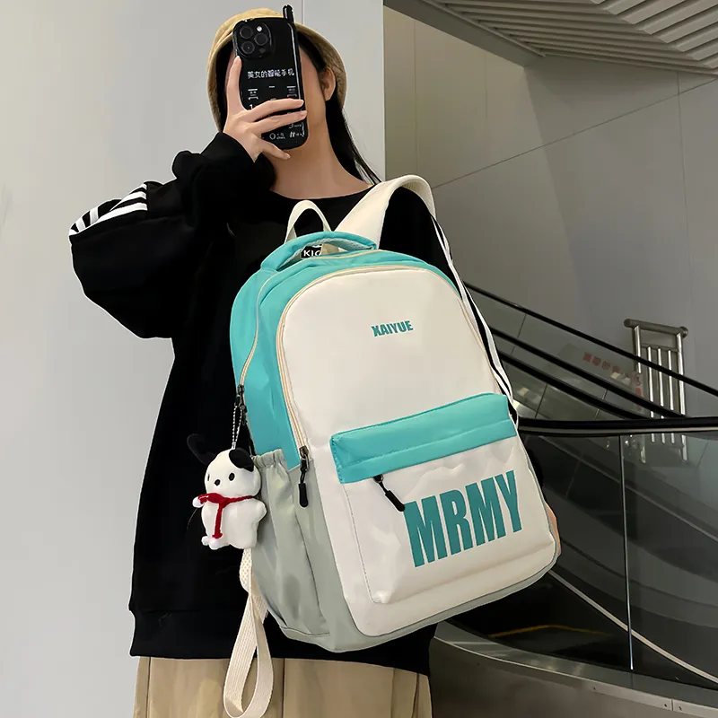 Gerlanx Nylon Backpack Regular Unisex Red/Green Pink/Black-14