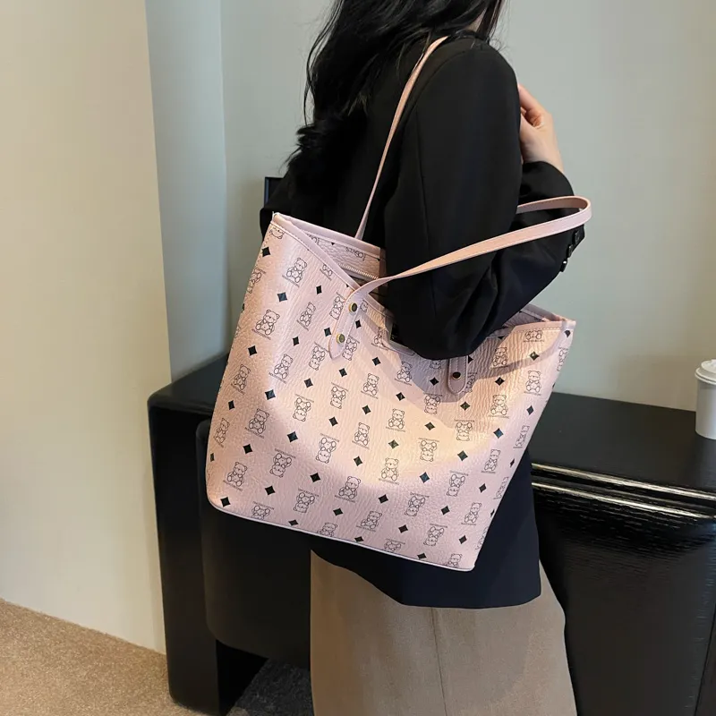 HCXK Pu Shoulder Bag Regular Large Size Women's Multicolor-8