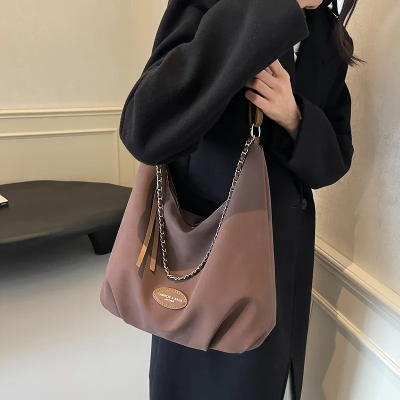 Gerlanx Pu Shoulder Bag Crossbody Bag Large Size Women's Saffron Ecru Coffee Black-25