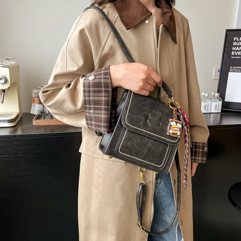 Gerlanx PU Backpack Small Size Women's Dark Tea/Burgundy/Brown/Coffee-7