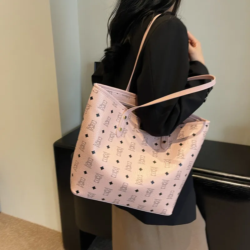 HCXK Pu Shoulder Bag Regular Large Size Women's Multicolor-9