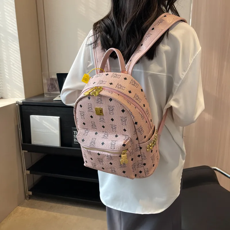 Gerlanx PU Backpack Regular Women's Multicolor-16