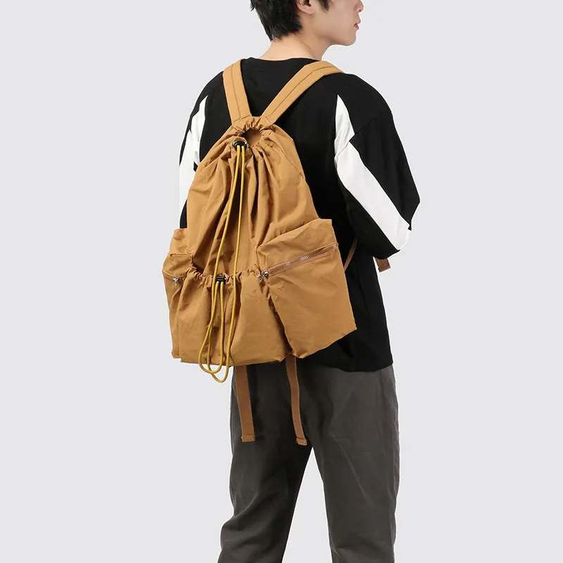 Gerlanx Nylon Backpack Tubas Unisex Multicolor-13