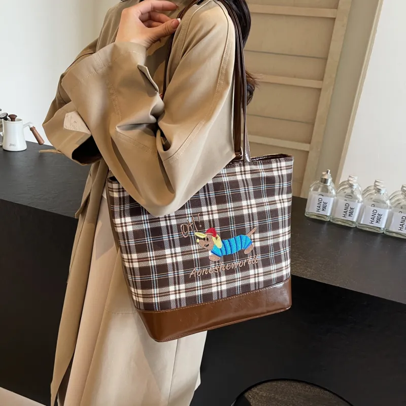Gerlanx PU Tote Backpack Regular Women's Brown/Multicolor-1